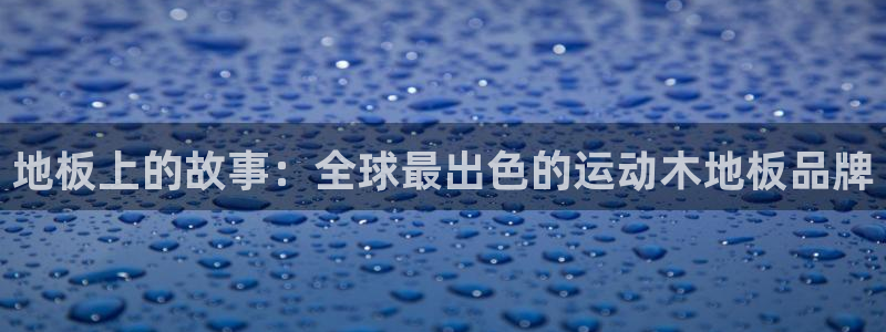 地板上的故事：全球最出色的运动木地板品牌