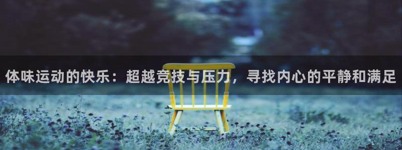 体味运动的快乐：超越竞技与压力，寻找内心的平静和满足