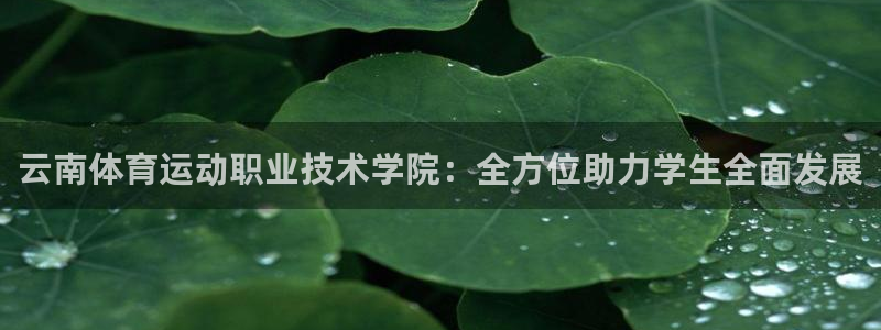 云南体育运动职业技术学院：全方位助力学生全面发展